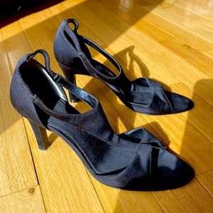 Black Evening Heels by Nina